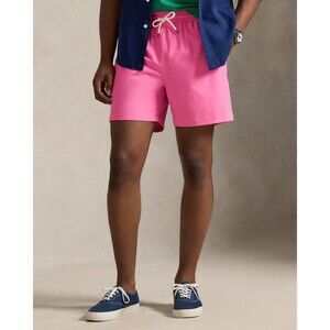 Polo Ralph Lauren Swimwear Trunks Men's Medium Pink Teal Pony Lined  Shorts